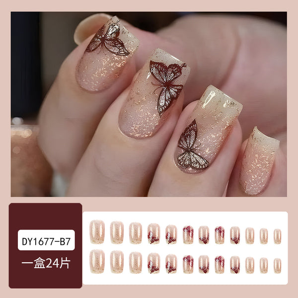 12 Sizes-24 PcsPress On Nails DY1677-B7