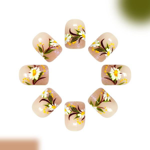 12 Sizes-24 Pcs Press On Nails C1631