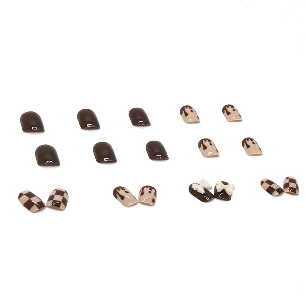 12 Sizes-24 Pcs Press On Nails Z199