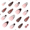 12 Sizes-24 Pcs Press On Nails JP4186