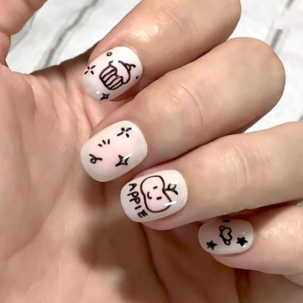 30 Pcs Press On Nails S006
