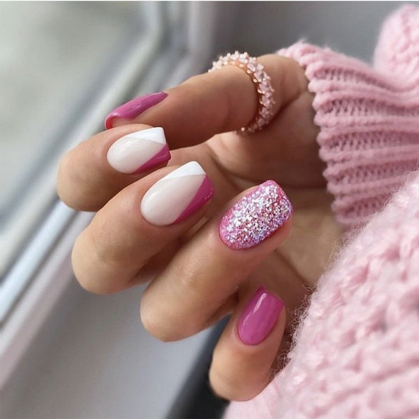 12 Sizes-24 Pcs Press On Nails JP2565