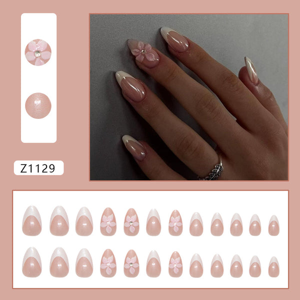 12 Sizes-24 PcsPress On Nails Z1129