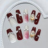 12 Sizes-24 Pcs Press On Nails Z1262