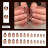 12 Sizes-24 Pcs Press On Nails W2130