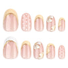 12 Sizes-24 Pcs Press On Nails JP4390
