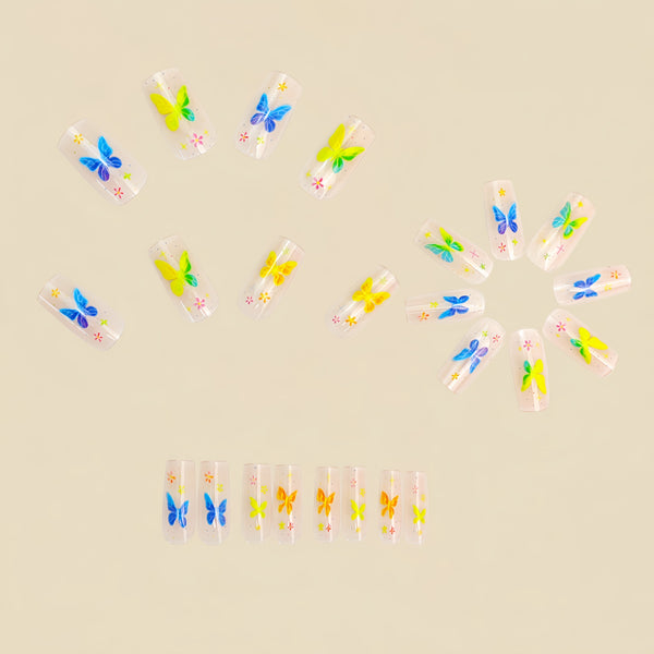 12 Sizes-24 Pcs Press On Nails Y1951