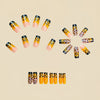 12 Sizes-24 Pcs Press On Nails Y923