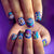 12 Sizes-24 Pcs Press On Nails Y1607