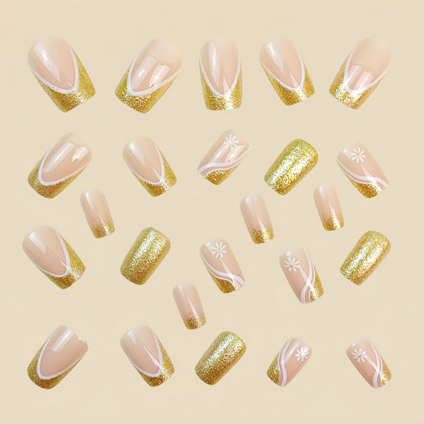 12 Sizes-24 Pcs Press On Nails Y769
