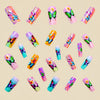12 Sizes-24 Pcs Press On Nails Y649