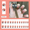 12 Sizes-24 Pcs Press On Nails R714
