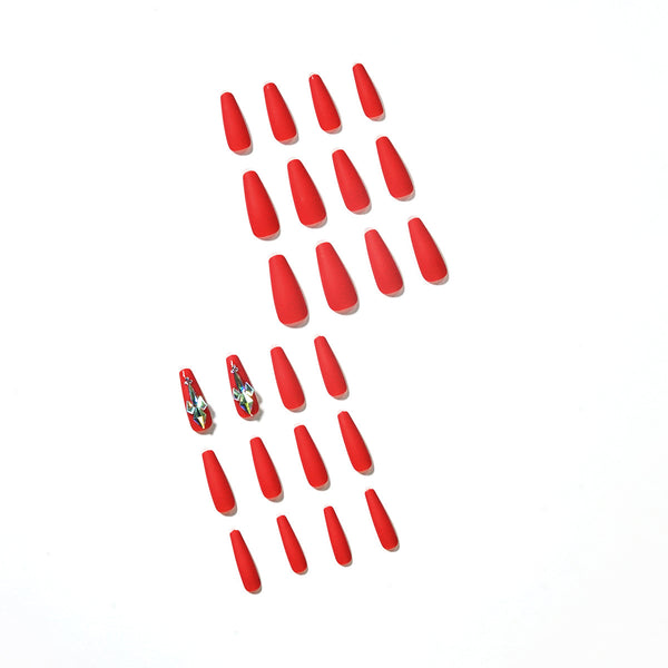 12 Sizes-24 Pcs Press On Nails JP1275