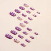 12 Sizes-24 Pcs Press On Nails W423