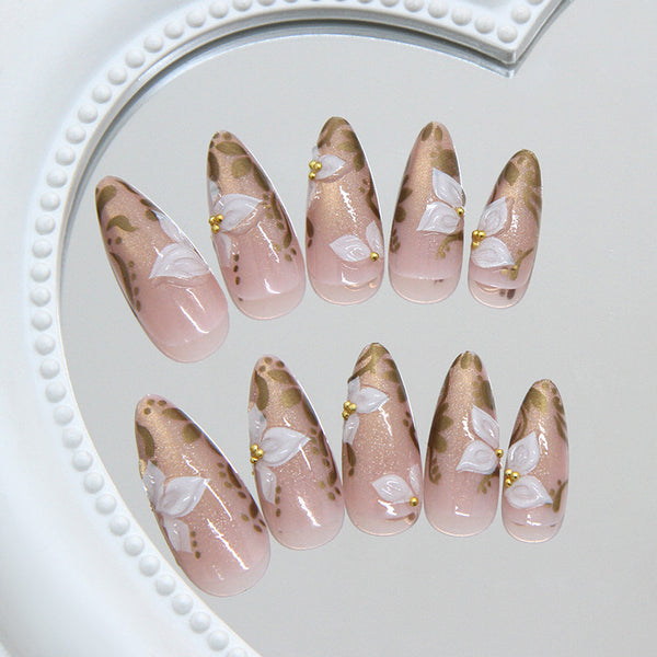 12 Sizes-24 Pcs Press On Nails Z1299