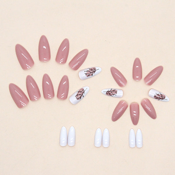 12 Sizes-24 Pcs Press On Nails W700