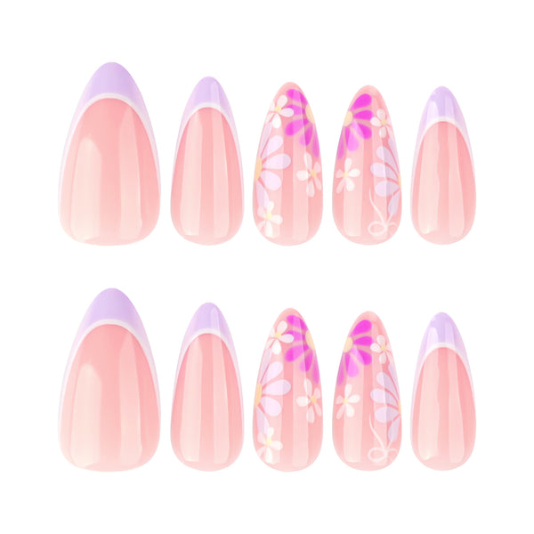 12 Sizes-24 Pcs Press On Nails JP3793