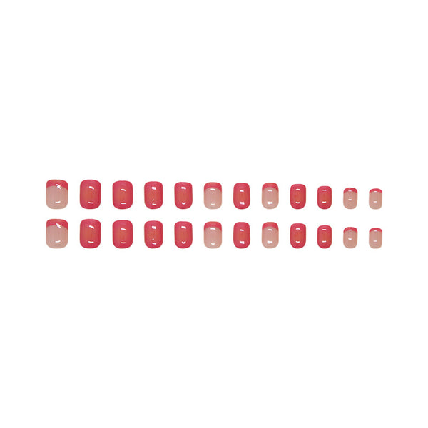 12 Sizes-24 Pcs Press On Nails W1669