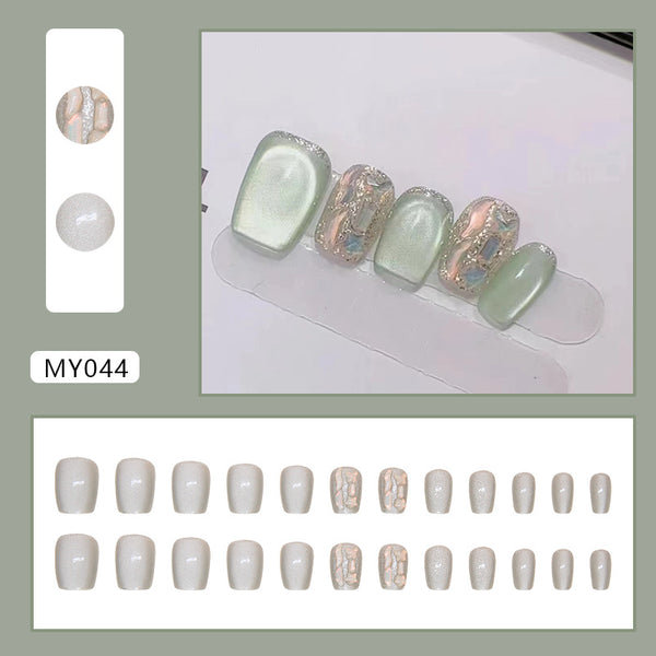 12 Sizes-24 Pcs Press On Nails MY044
