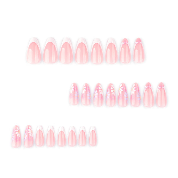 12 Sizes-24 Pcs Press On Nails JP3795