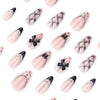 12 Sizes-24 Pcs Press On Nails JP4275