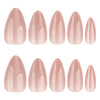 12 Sizes-24 Pcs Press On Nails JP4134