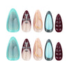 12 Sizes-24 Pcs Press On Nails JP3483
