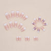 12 Sizes-24 Pcs Press On Nails W737