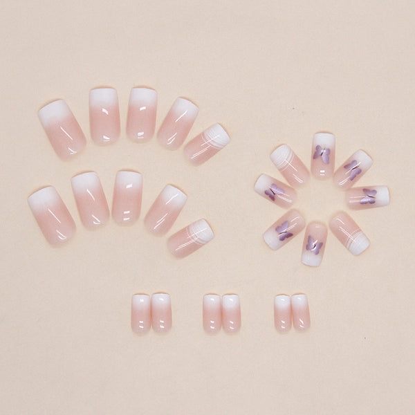 12 Sizes-24 Pcs Press On Nails W737
