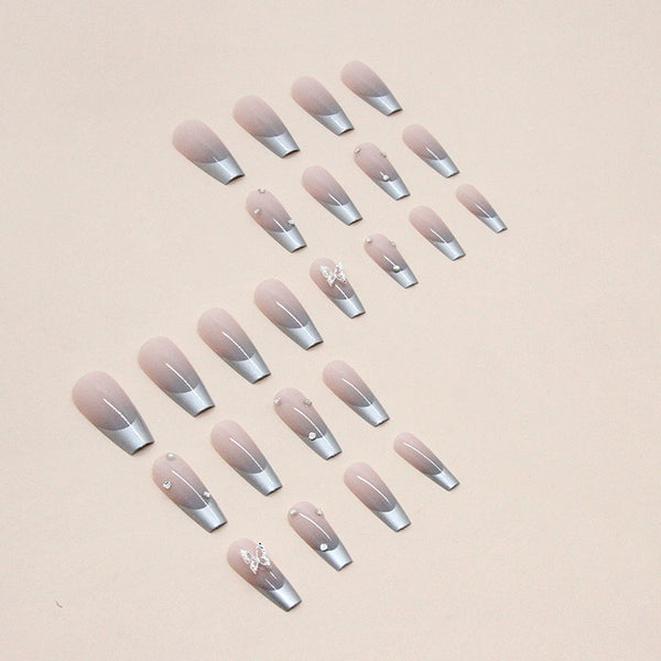 12 Sizes-24 Pcs Press On Nails Z720