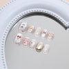 12 Sizes-24 Pcs Press On Nails K023