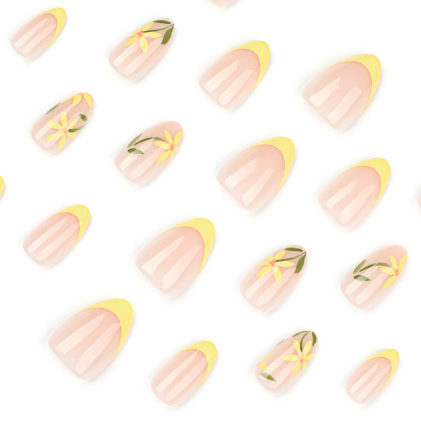 12 Sizes-24 Pcs Press On Nails JP3938