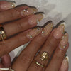12 Sizes-24 Pcs Press On Nails DZXXXX