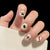 12 Sizes-24 Pcs Press On Nails R439