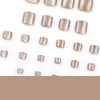 12 Sizes-24 Pcs Press On Nails JP3707