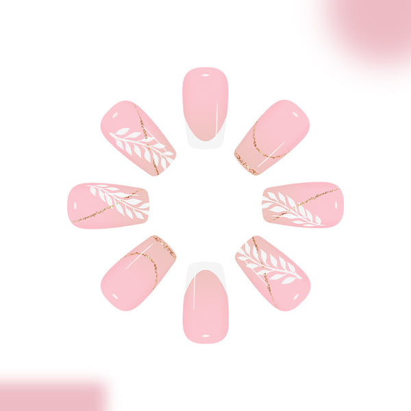 12 Sizes-24 Pcs Press On Nails C1207