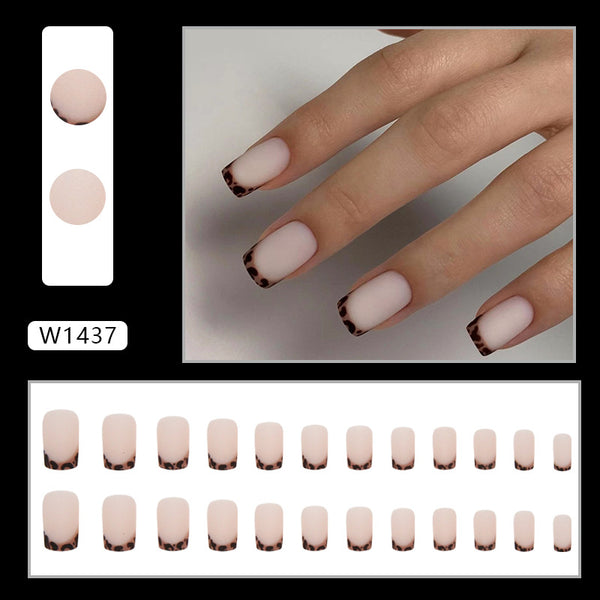 12 Sizes-24 Pcs Press On Nails W1437