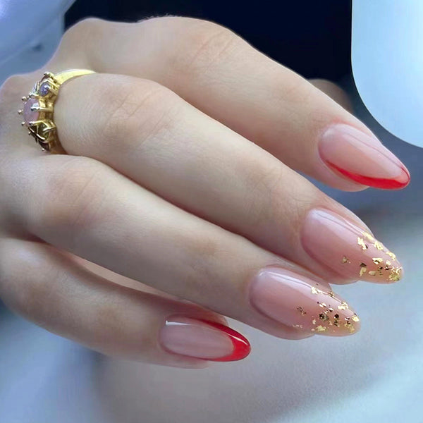 12 Sizes-24 Pcs Press On Nails W615
