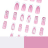 12 Sizes-24 Pcs Press On Nails JP3770