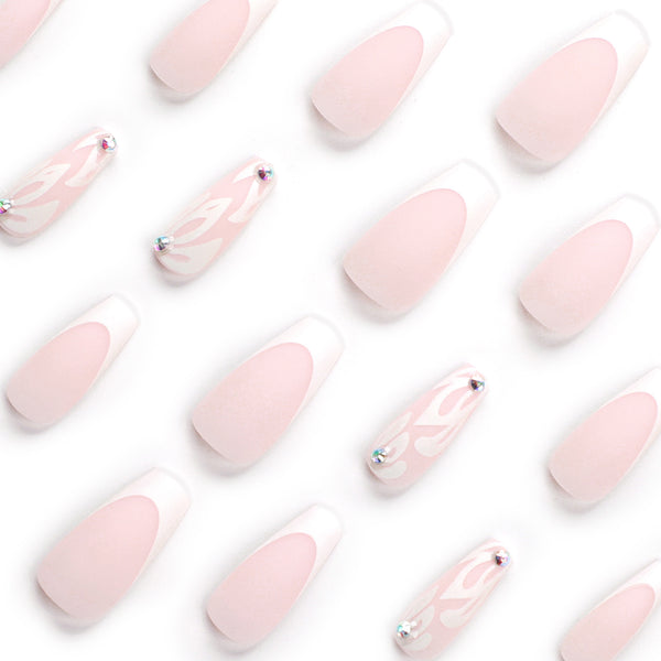12 Sizes-24 Pcs Press On Nails JP2875