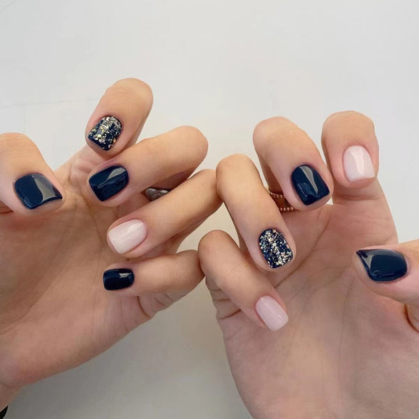 12 Sizes-24 Pcs Press On Nails W1405