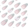 12 Sizes-24 Pcs Press On Nails JP3445