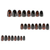 12 Sizes-24 Pcs Press On Nails JP4193