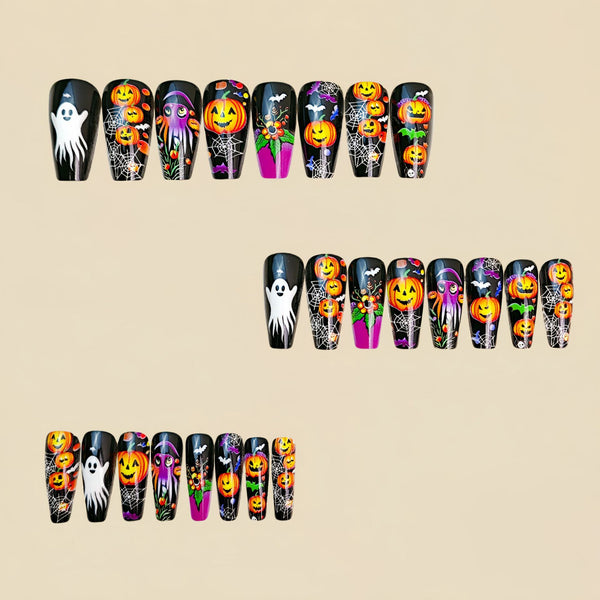 12 Sizes-24 Pcs Press On Nails Y891