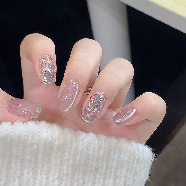 12 Sizes-24 Pcs Press On Nails MY011