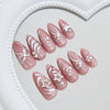 12 Sizes-24 Pcs Press On Nails Z1107