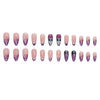 12 Sizes-24 Pcs Press On Nails W1101
