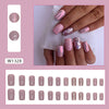 12 Sizes-24 Pcs Press On Nails W1328