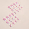 12 Sizes-24 Pcs Press On Nails W1037