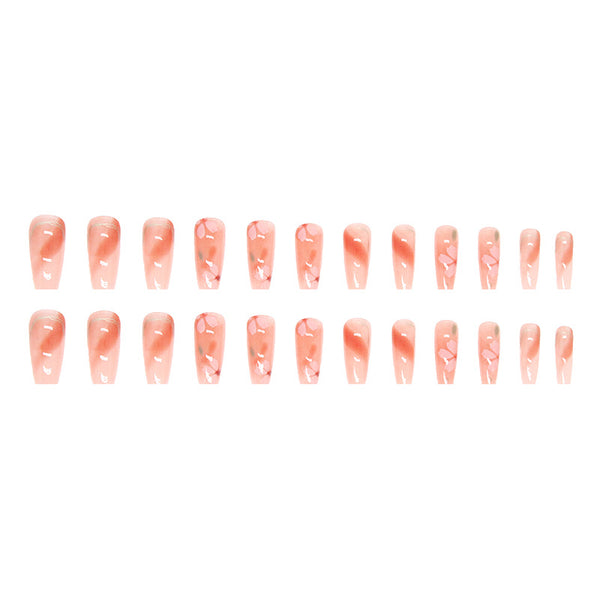 12 Sizes-24 Pcs Press On Nails R677